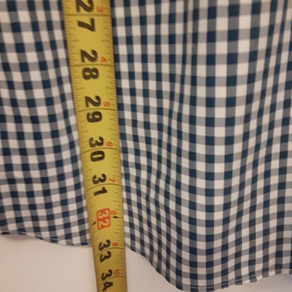 Duluth Button Up Shirt Mens M Blue Plaid Long Sleeve Outdoors Work Casual - Picture 10 of 10